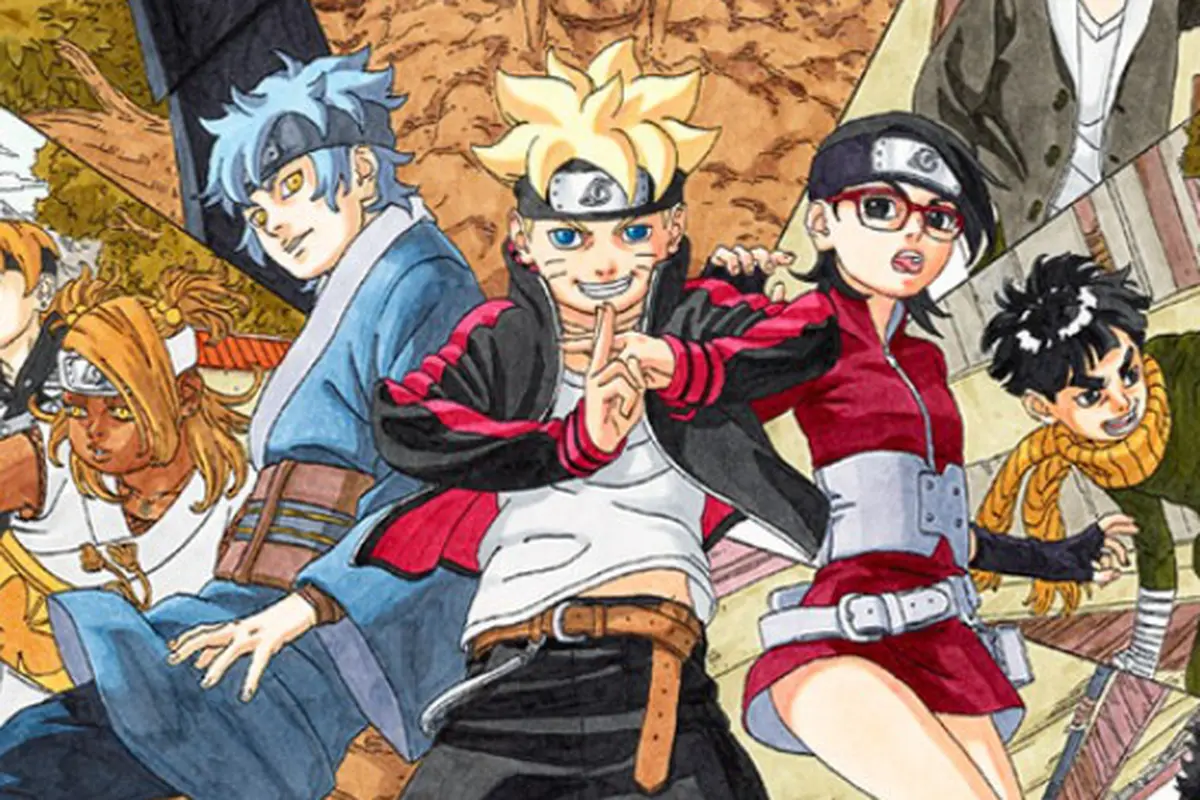 Manga Boruto, spinoff dari kisah Naruto.