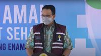 Gubernur DKI Jakarta Anies Baswedan menyampaikan apresiasi kepada HIPMI dalam acara Vaksin Aman, Masyarakat Sehat #2, Jumat (3/9/2021) (Foto: YouTube)