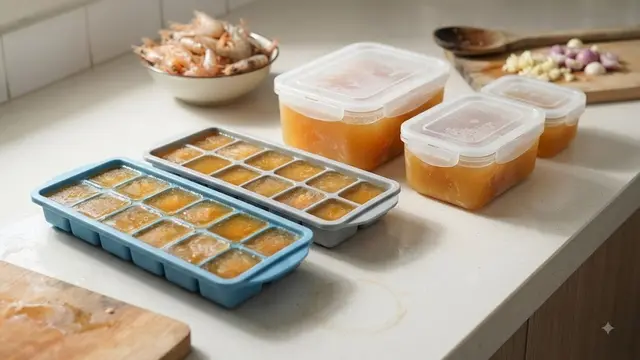 Cara membuat kaldu udang dari kulit dan kepala