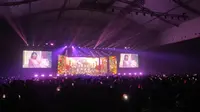 Konser Red Velvet di Indonesia yang bertajuk "R to V"  di ICE, Tangerang, Sabtu (20/5/2023). (Foto: Liputan6/ Ratnaning Asih)