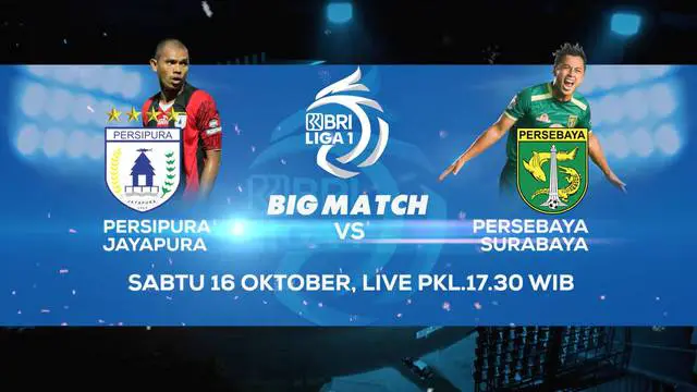 VIDEO: Jangan Lewatkan Big Match BRI Liga 1, Persipura Jayapura Vs Persebaya Surabaya Hanya di Indosiar dan Vidio