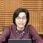 Menteri Keuangan Sri Mulyani Indrawati  dalam Pertamina Energy Webinar, Selasa (7/12/2021).