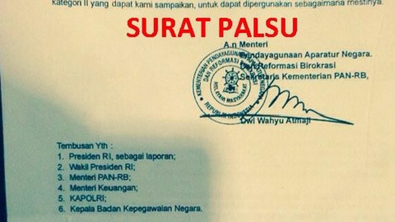 3 Pelaku spesialis pemalsuan surat di kementerian dibekuk polisi