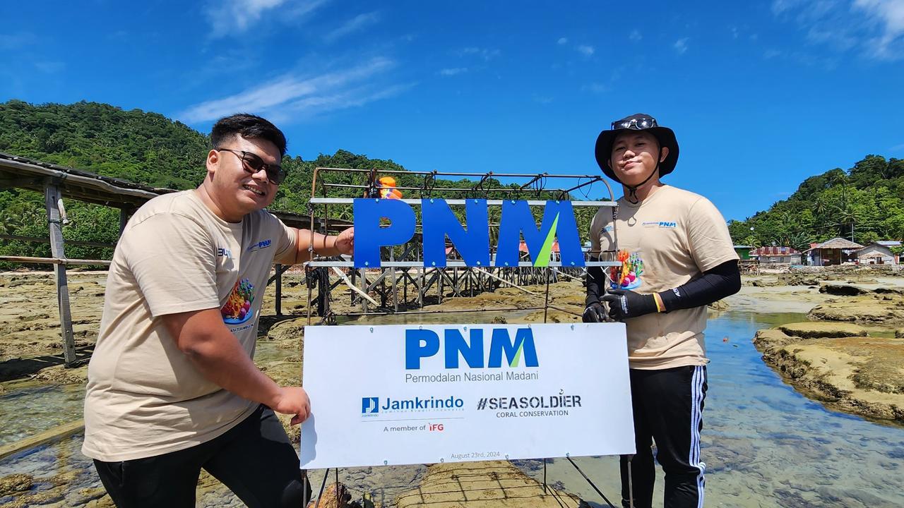 PNM Peduli Tanam Ribuan Pohon Mangrove dan Terumbu Karang