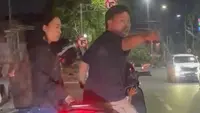 Tersinggung Diklakson, Pemotor Tonjok Sopir Wanita hingga Berdarah