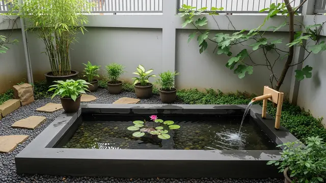 Desain Kolam Mini untuk Halaman Kurang dari 3 Meter/Gemini AI