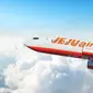 Pesawat Jeju Airlines. (dok. Instagram @jejuair_official/https://www.instagram.com/p/CtOXZsugj1l/Dinny Mutiah)