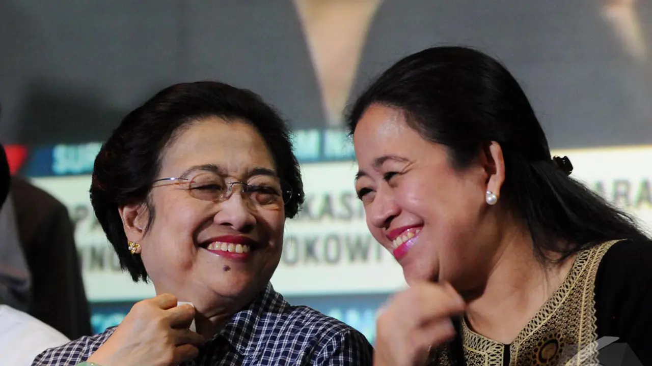 Senyum Megawati Sambut Kemenangan Jokowi-JK
