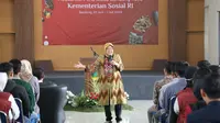 Menteri Sosial Tri Rismaharini  menghadiri Roadshow Pahlawan Ekonomi Nusantara (PENA) Muda di Balai Besar Pendidikan dan Pelatihan Kesejahteraan Sosial (BBPPKS) di Lembang, Bandung Barat, Senin (1/7/2024). (Istimewa).