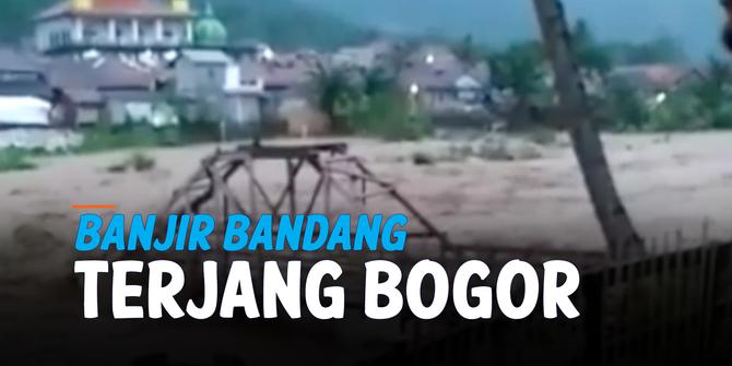 VIDEO: Banjir Bandang Terjang Bogor, Ratusan Warga Panik Selamatkan Diri