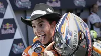 Marc Marquez juara MotoGP Austin. (AP Photo/Eric Gay)