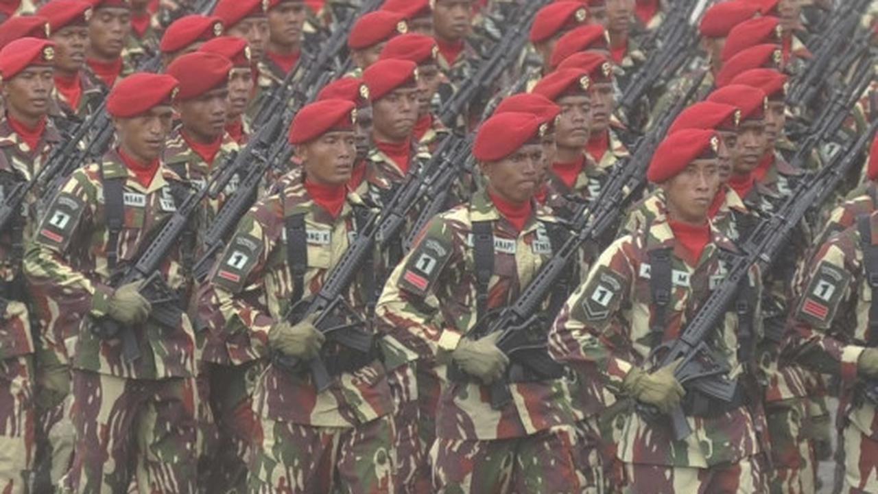 Aksi tiga pasukan elit di HUT TNI ke-70