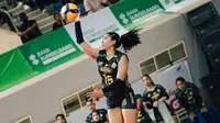 Kapten tim voli putri Jakarta Electric PLN (JEP) Yolla Yuliana saat berlaga di PLN Mobile Proliga 2024 di PSCC Palembang Sumsel (Dok. Pribadi Bowo_Motret / Nefri Inge)