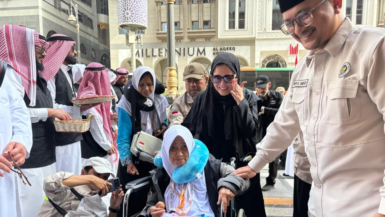 Jamaah Haji Kloter Pertama Sampai di Madinah