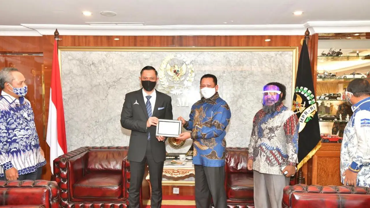 Bamsoet Ajak AHY Gotong Royong Atasi Persoalan Bangsa