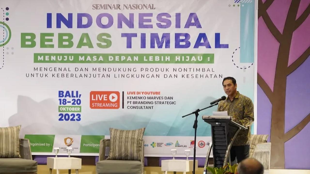 Kemenko Marves juga mengapresiasi industri yang sudah berupaya meninggalkan timbal dalam proses produksinya demi keberlansungan hidup manusia.