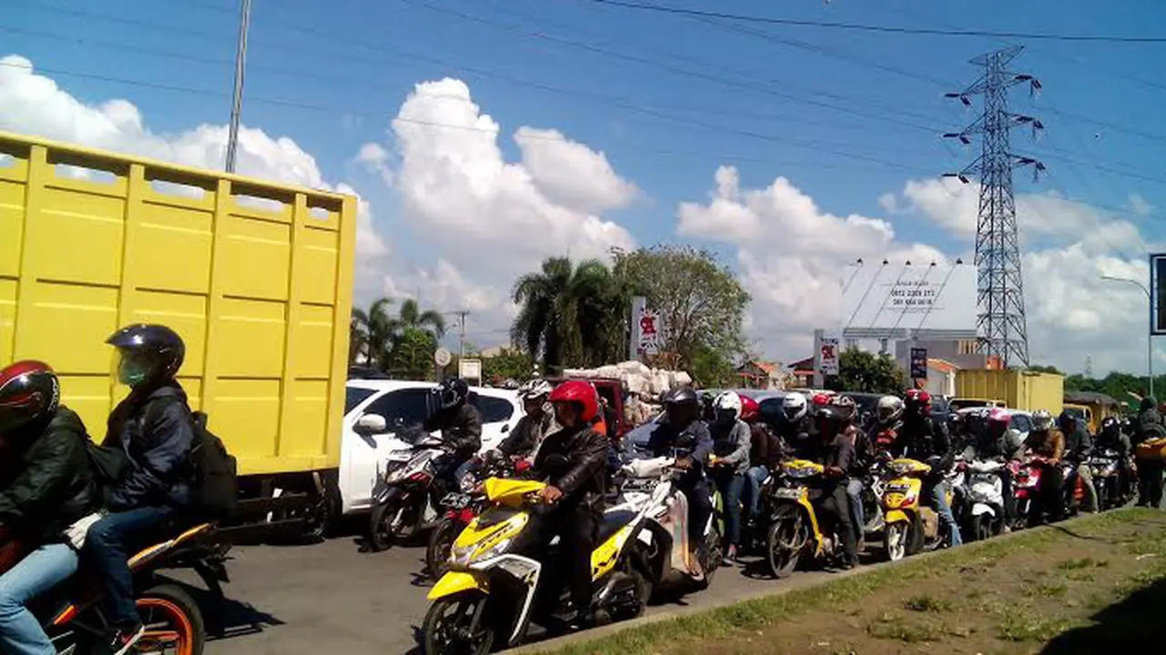 pemudik di Cirebon