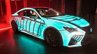 Lexus merilis sebuah video yang memvisualisasikan detak jantung pembalap persis di body mobilnya sendiri (Foto: Digitaltrend). 