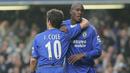 Carlton Cole (kanan) lahir di Croydon, Inggris, 12 Oktober 1983 dan memualai karir sebagai pemain profesional di Chelsea pada tahun 2001. (EPA/Geoff Caddick)