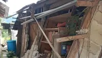 rumah di kabupaten Sigi terdampak gempa. (BPBD Kabupaten Sigi)