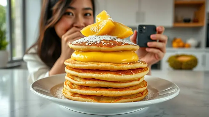 resep pancake durian
