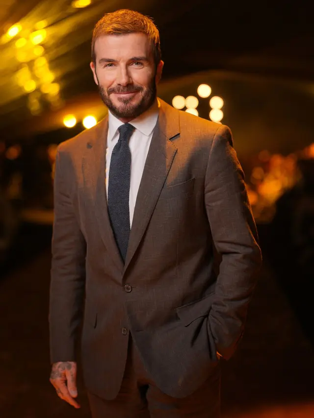 David Beckham hadir di fashion Show BOSS. Dok. BOSS