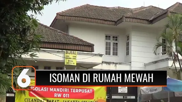 Sungguh mulia hati Hartoyo, warga RW 11 Cilandak Barat, Jakarta Selatan, ini merelakan rumah mewahnya jadi tempat isolasi 22 warga yang terpapar Covid-19.