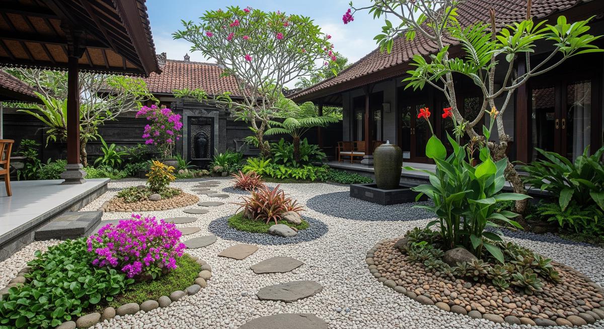 Gravel Garden yang Minim Perawatan dan Tetap Hijau/AI Generated