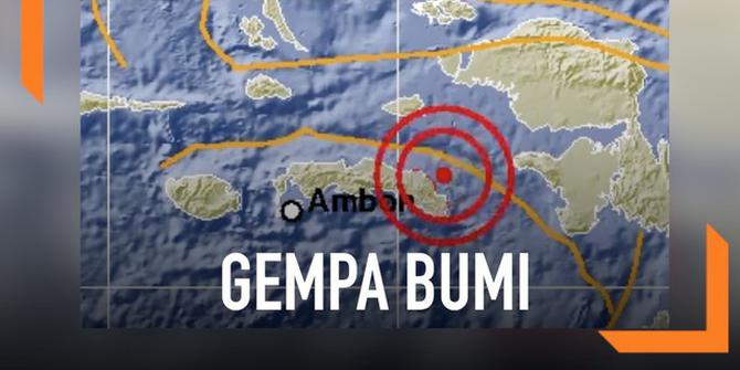 VIDEO: Seram Diguncang Gempa Magnitudo 5,7