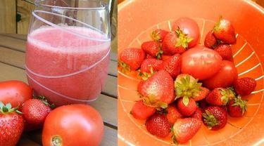 Resep Smoothies Tomat Stroberi Lifestyle Fimela Com