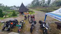 Komunitas sepeda motor M8 Nusantara menggelar ekspedisi keliling Indonesia bertajuk "Identitas Indonesia" yang terbagi dalam 5 etape. (ist)