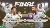 Final Piala Dunia Antar Klub, Real Madrid vs Al Ain. (Bola.com/Dody Iryawan)