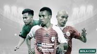 Andik Vermansah, Todd Rivaldo Ferre dan Riko Simanjuntak. (Bola.com/Dody Iryawan)