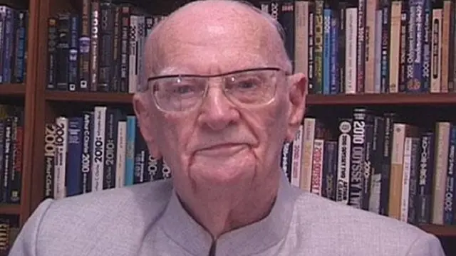 Penulis fiksi ilmiah Sir Arthur C. Clarke