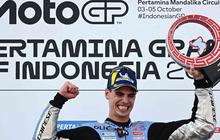 FOTO: Fermin Aldeguer Juara MotoGP Indonesia 2025