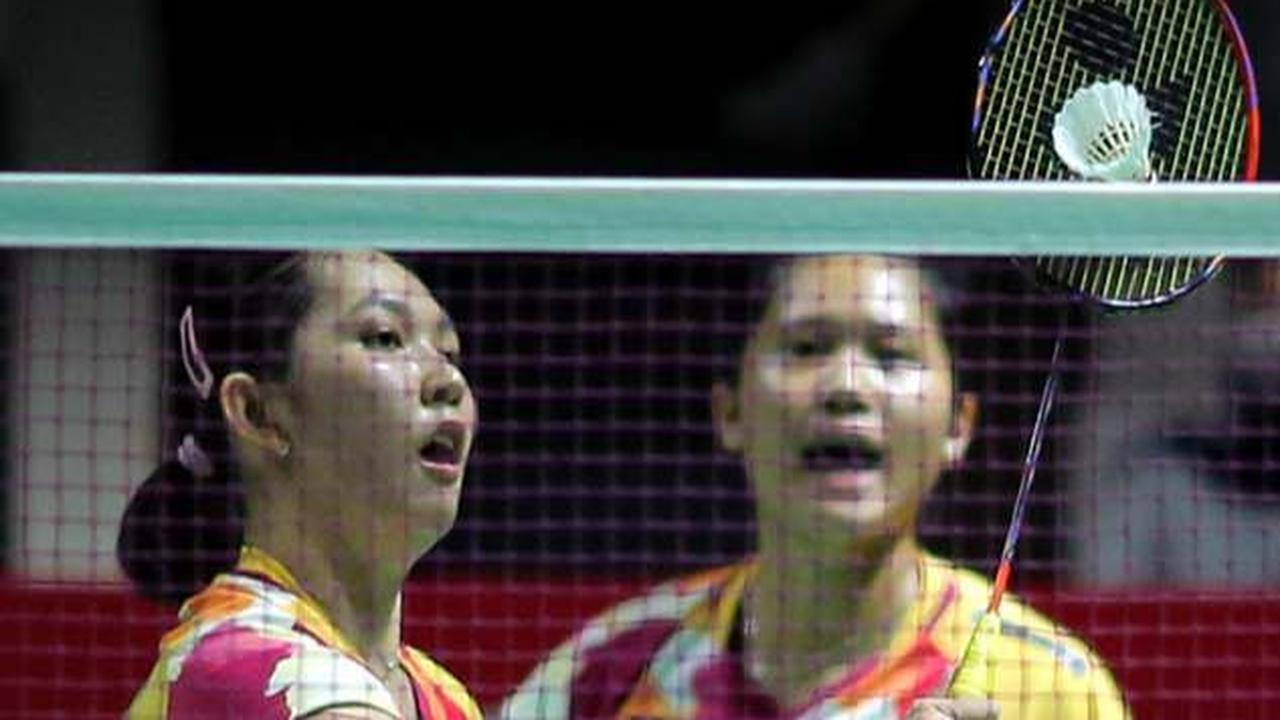 Lanny/Ribka berhasil menumbangkan&nbsp;Debora/Cheryl dengan skor 21-10, 21-16.&nbsp;Foto: Bola.com/Bagaskara Lazuardi