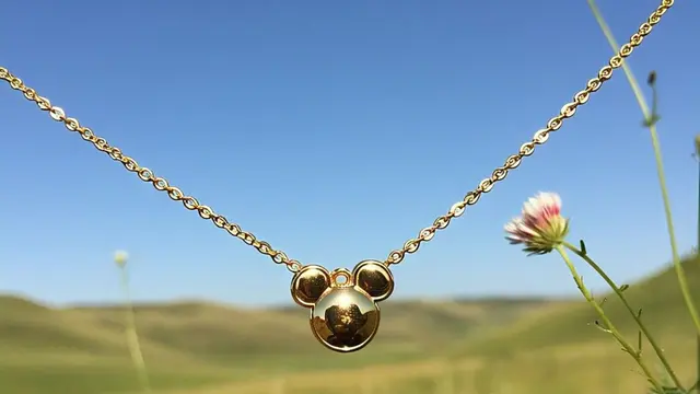 Kalung Dengan Desain Karakter Film Disney/Meta AI