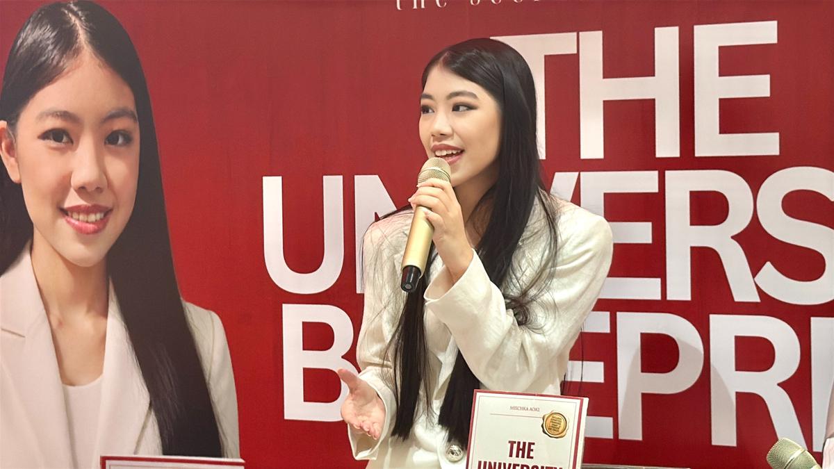 Mischka Aoki Bikin Buku The University Blueprint Usai Diterima di Kampus Oxford dan Stanford