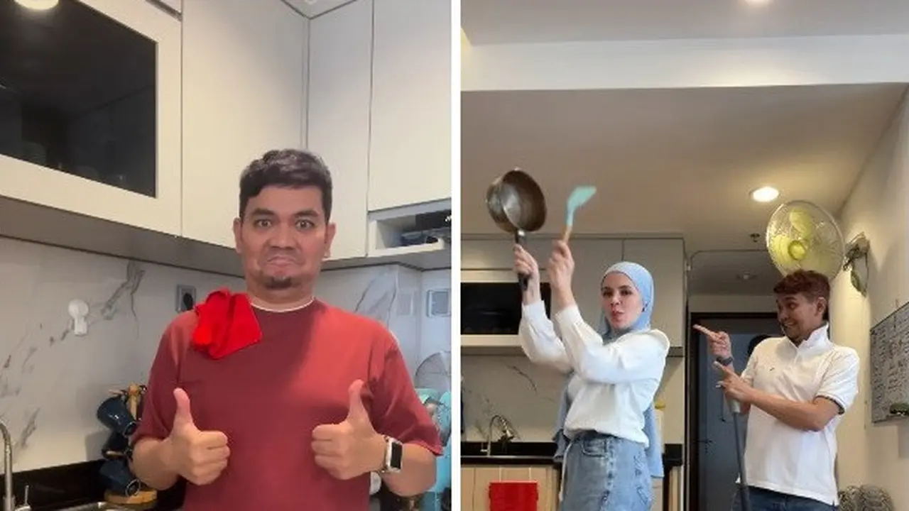 7 Potret Dapur Rumah Indra Bekti, Minimalis dan Modern
