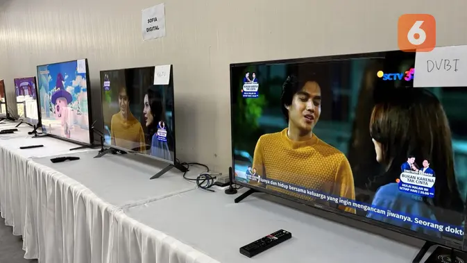 <p>Demo DVB-I dan DVB-NIP. (Liputan6.com/ Yuslianson)</p>