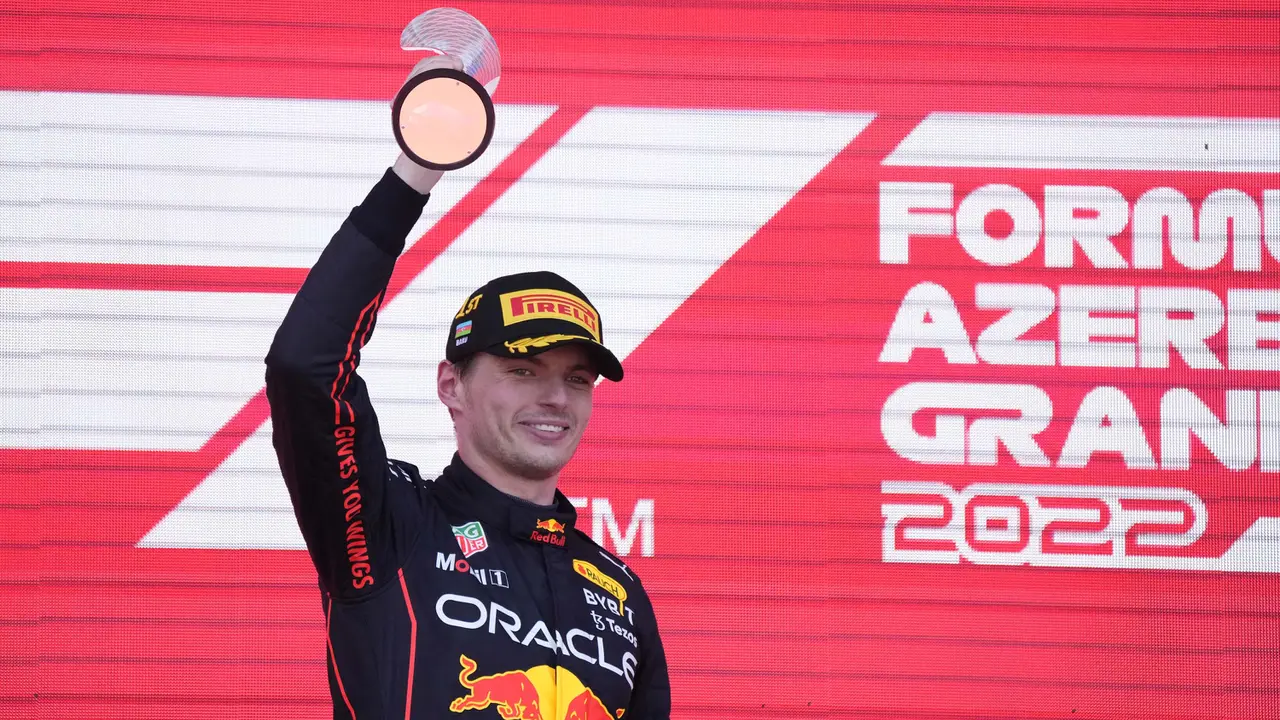 FOTO: Max Verstappen Asapi Sergio Perez dan George Russell di F1 GP Azerbaijan 2022
