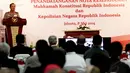 Kapolri Jenderal Pol Sutarman berharap kerjasama ini dapat memberikan masukan kepada Polri terkait putusan MK yang berdampak di suatu daerah, Kamis (8/5/2014).(Liputan6.com/Faizal Fanani)