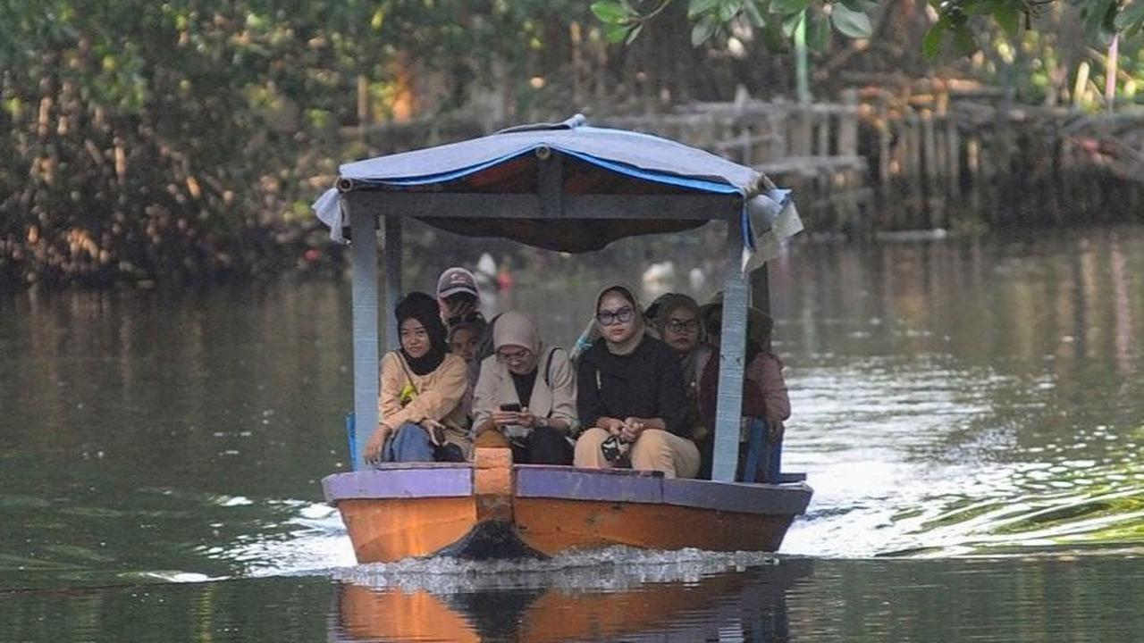 Dalam foto ini, kita dapat melihat pemandangan yang menakjubkan dari hutan mangrove yang lebat di Sunge Jingkem. <br>
