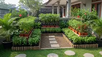 9 Inspirasi Kebun Sayur Depan Rumah Tanpa Ganggu Mobilitas, Sejuk dan Tenang