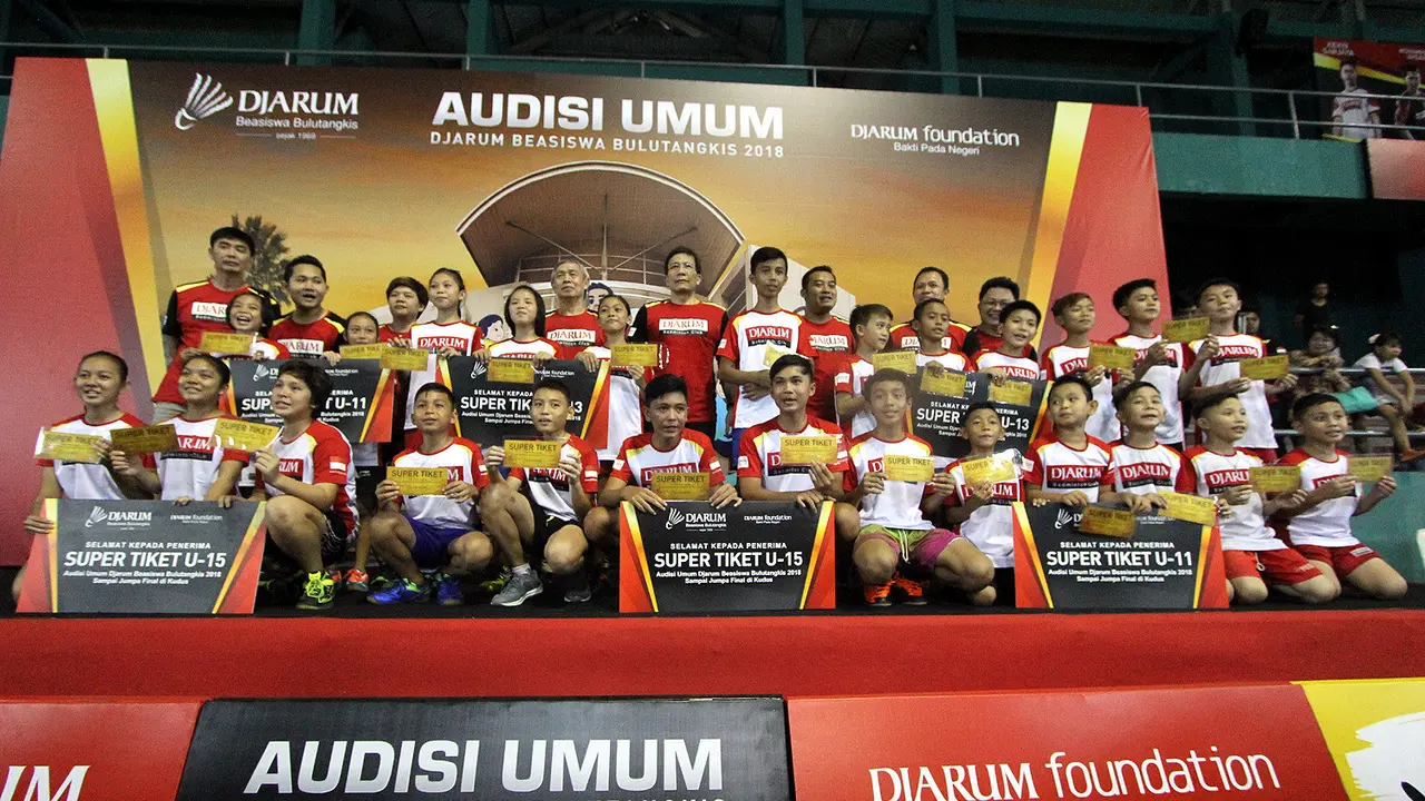 Audisi Umum Djarum Beasiswa Bulutangkis 2018