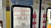 Terjadi Lagi, KRL Baru Asal China Dilempar Batu