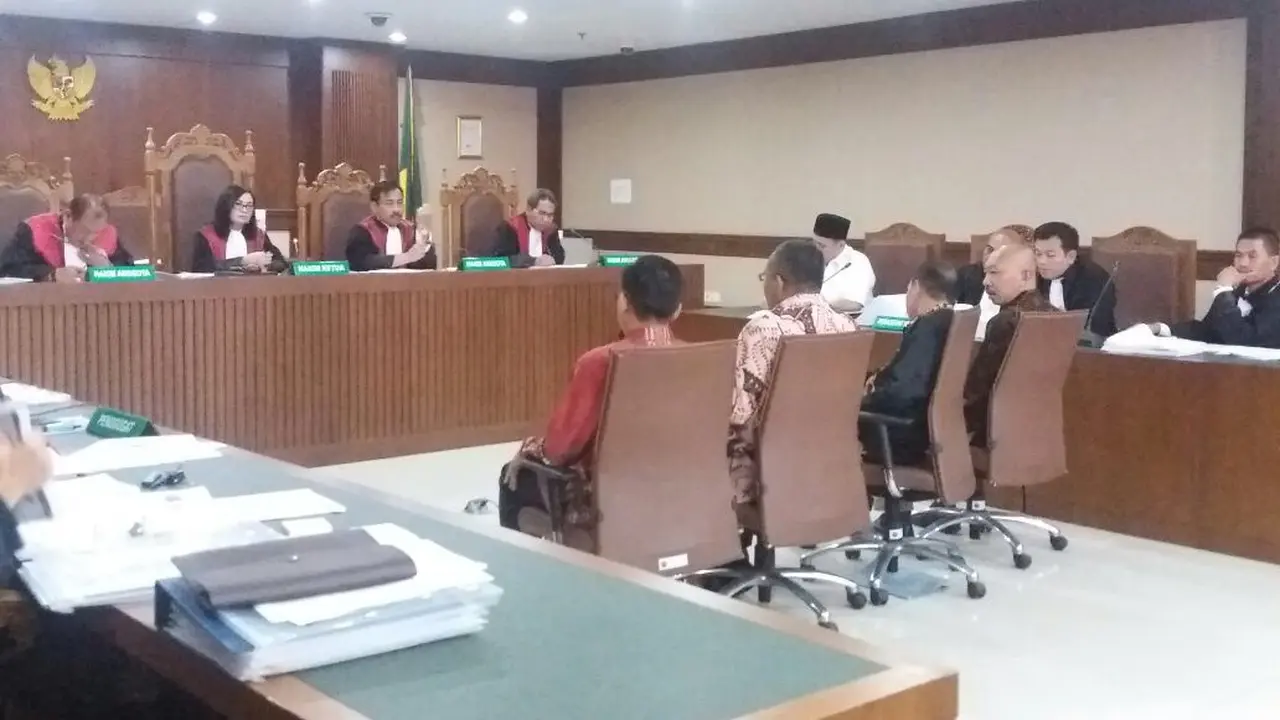 Sidang Bupati Lampung Tengah di Pengadilan Tipikor (Yunita Amalia/Merdeka.com)
