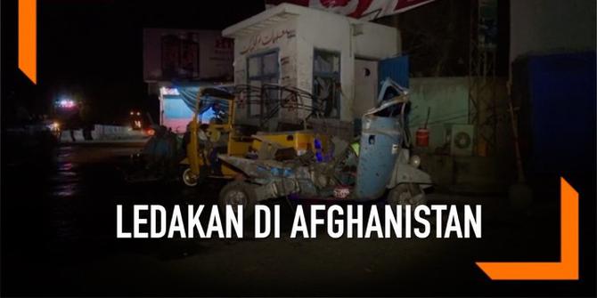 VIDEO: Serangan Bom Hantam Afghanistan, 4 Tewas