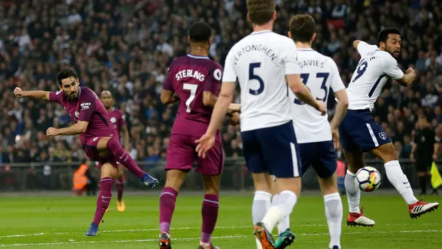 Gilas Tottenham Hotspur, Manchester City Kian Dekat ke Tahta Juara Liga Inggris