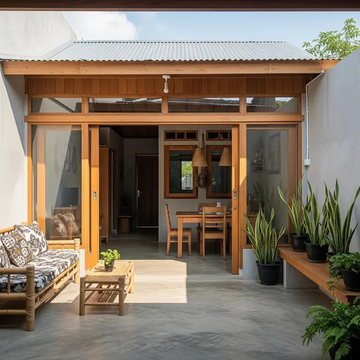 9 Desain Rumah Sederhana 1 Lantai di Lahan Terbatas Budget 100 Juta, Hunian Nyaman